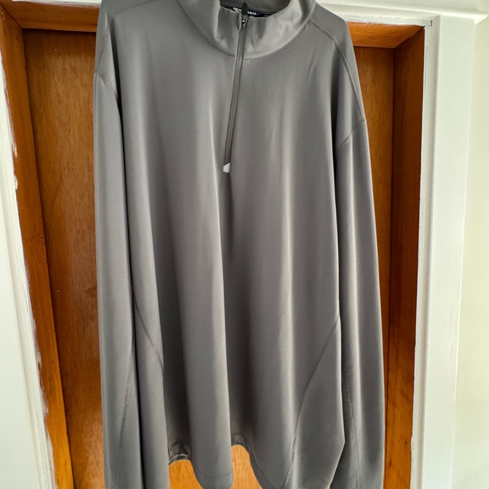 Cutter & Buck Gray Quarter-Zip Pullover